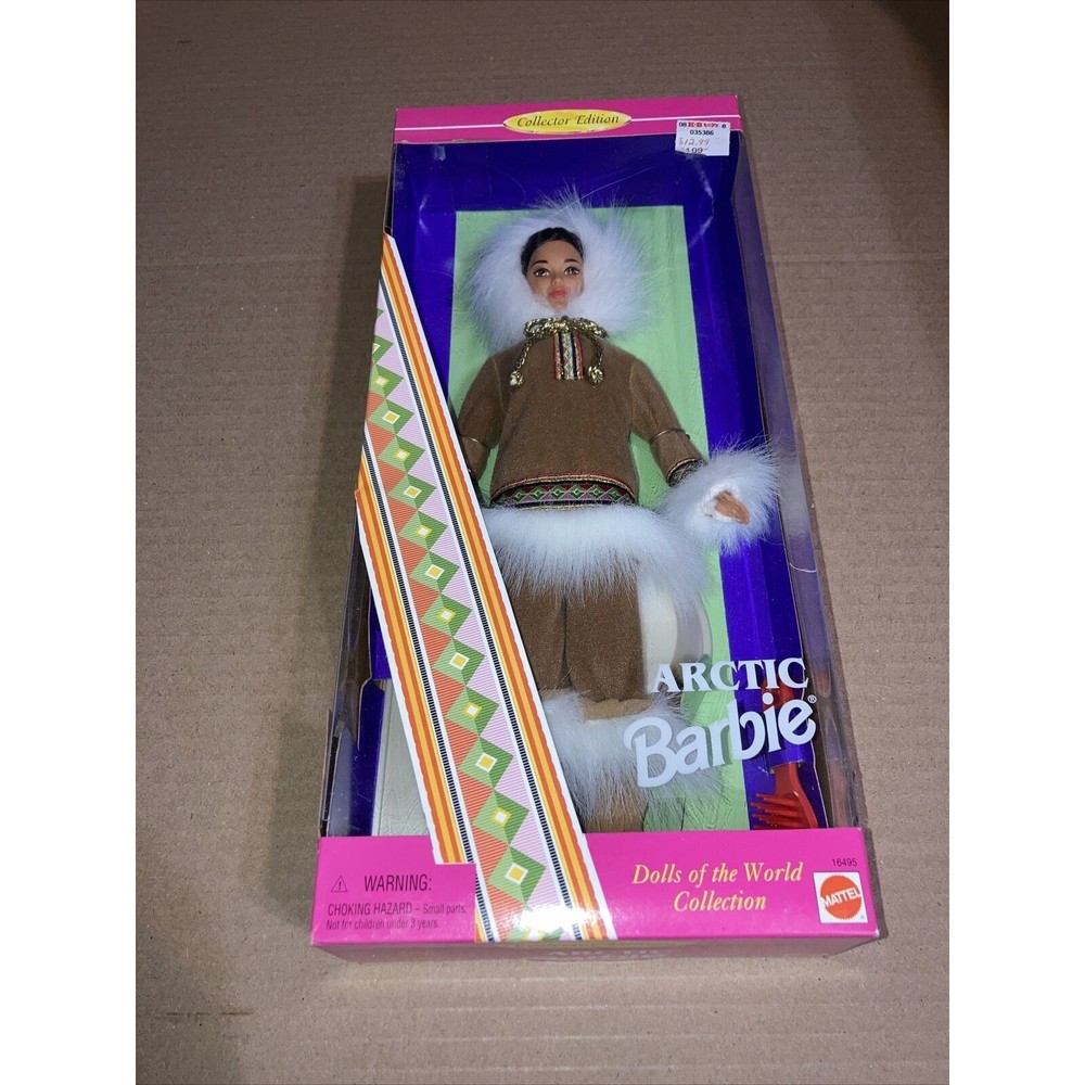 Arctic Barbie 1997 New In Original Box Minty Dolls Of The World Collection